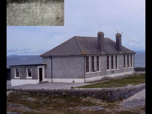 Scoil Caomh�n - national school - 1940. There is also a secondary school on the island.